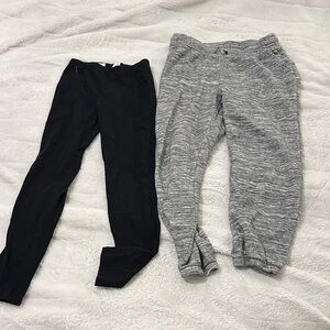 GAP Kids Black and Gray Joggers